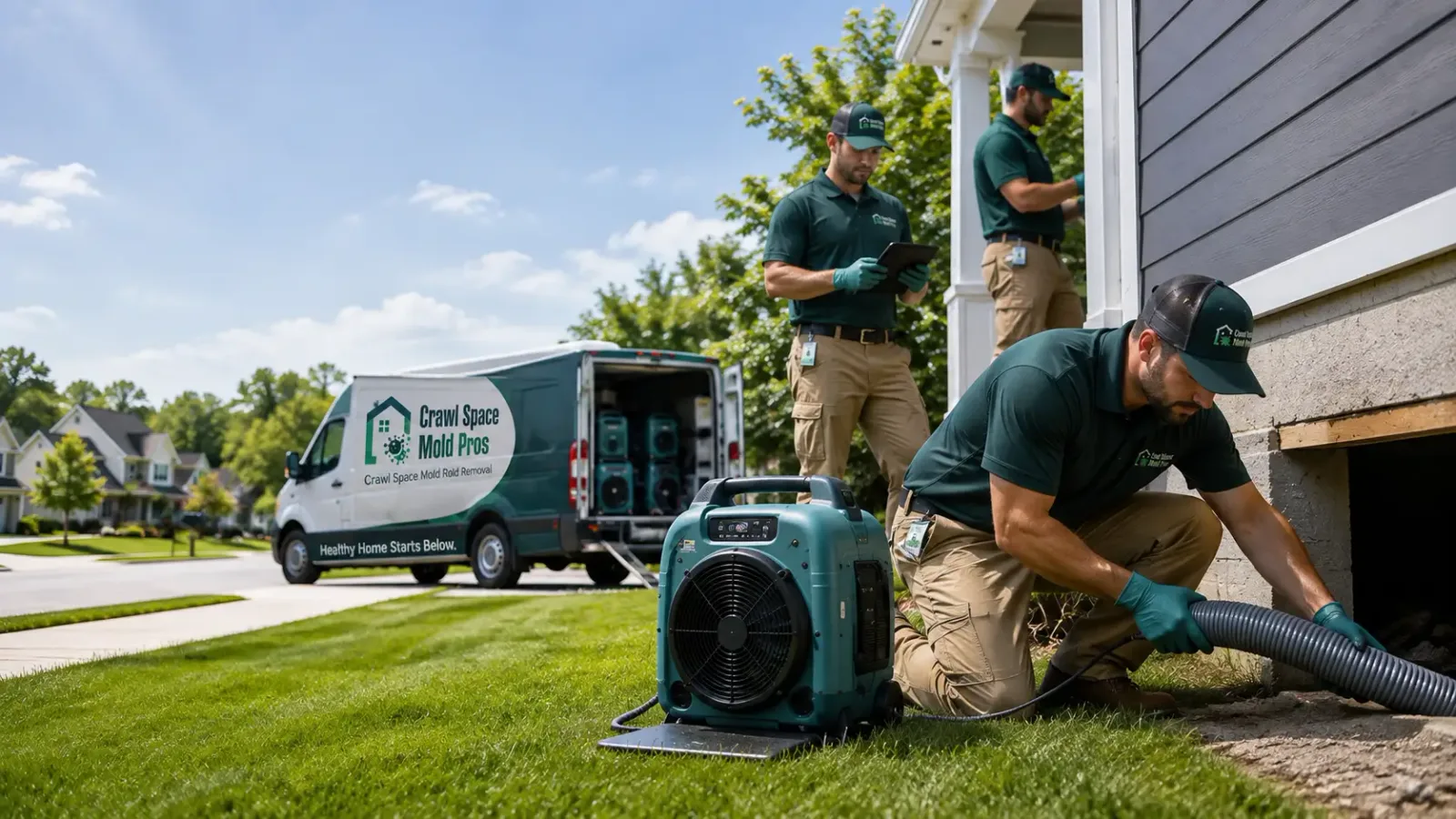 Crawl Space Mold Removal in Ellston, IA